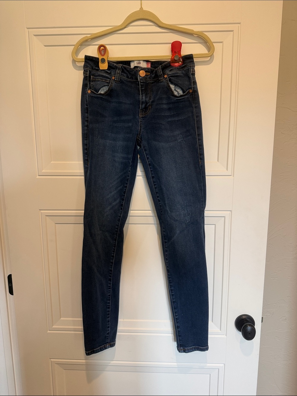 CAbi Dark Indigo Skinny Jeans